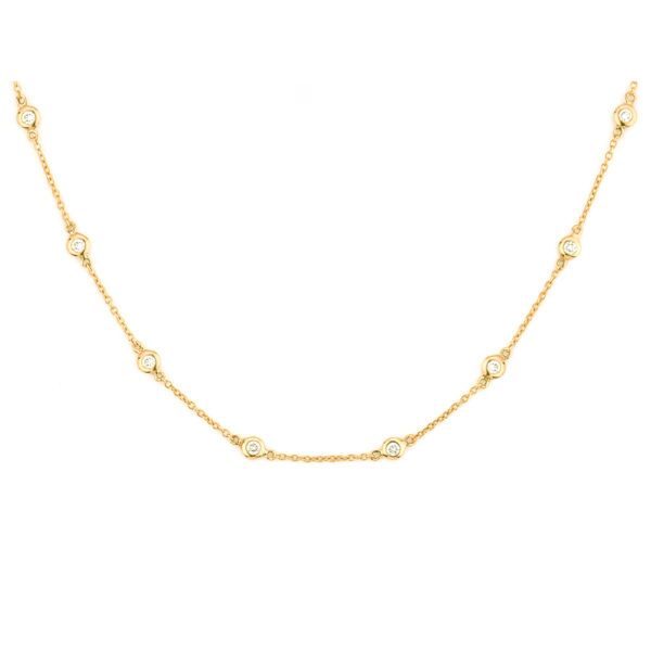 【eL+1】Extra Long Necklace Elegant 14K Yellow Gold 1.1mm wide Box Link Chain Necklace