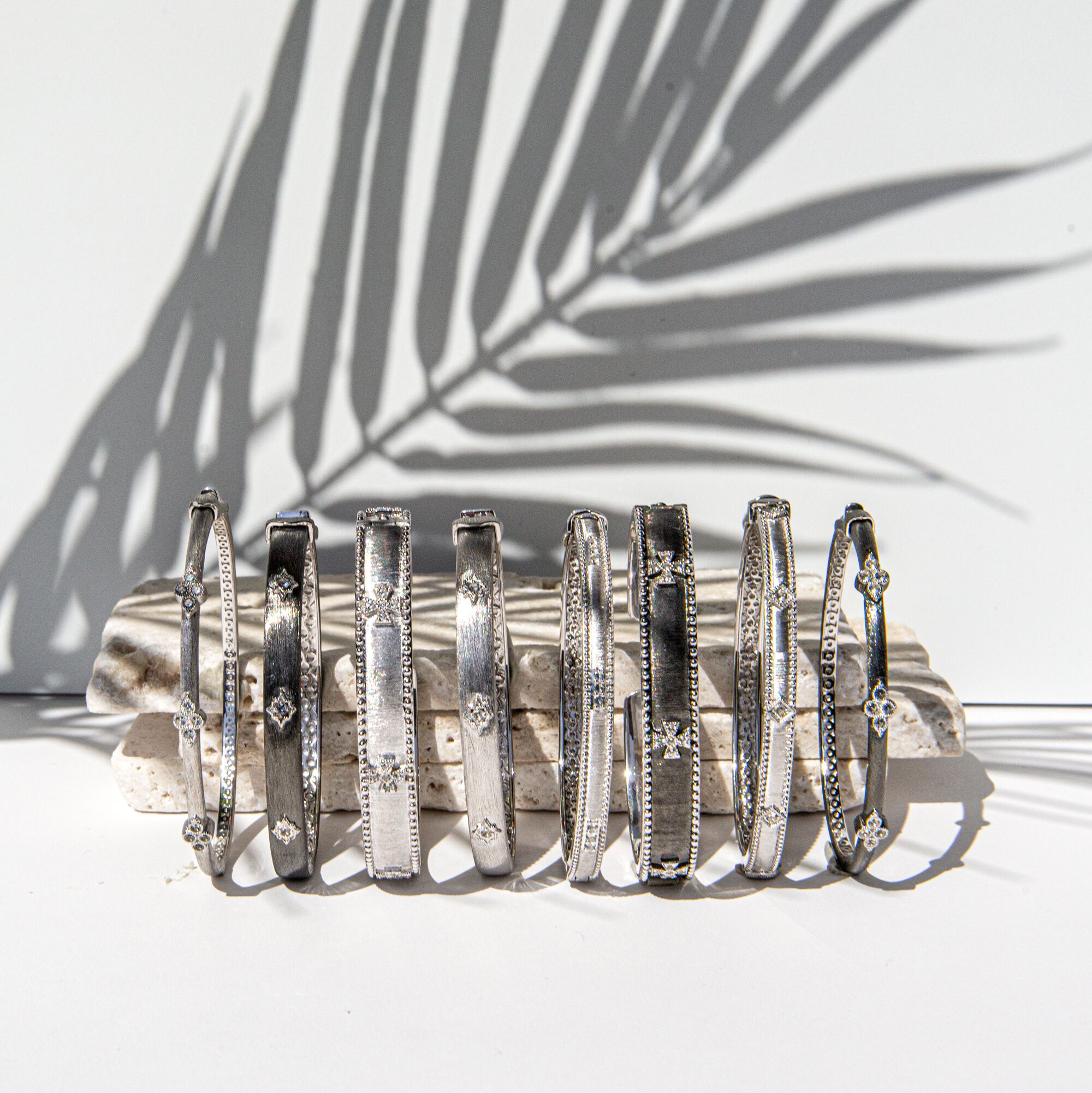 Moroccan Star Wide Bangle | JudeFrances