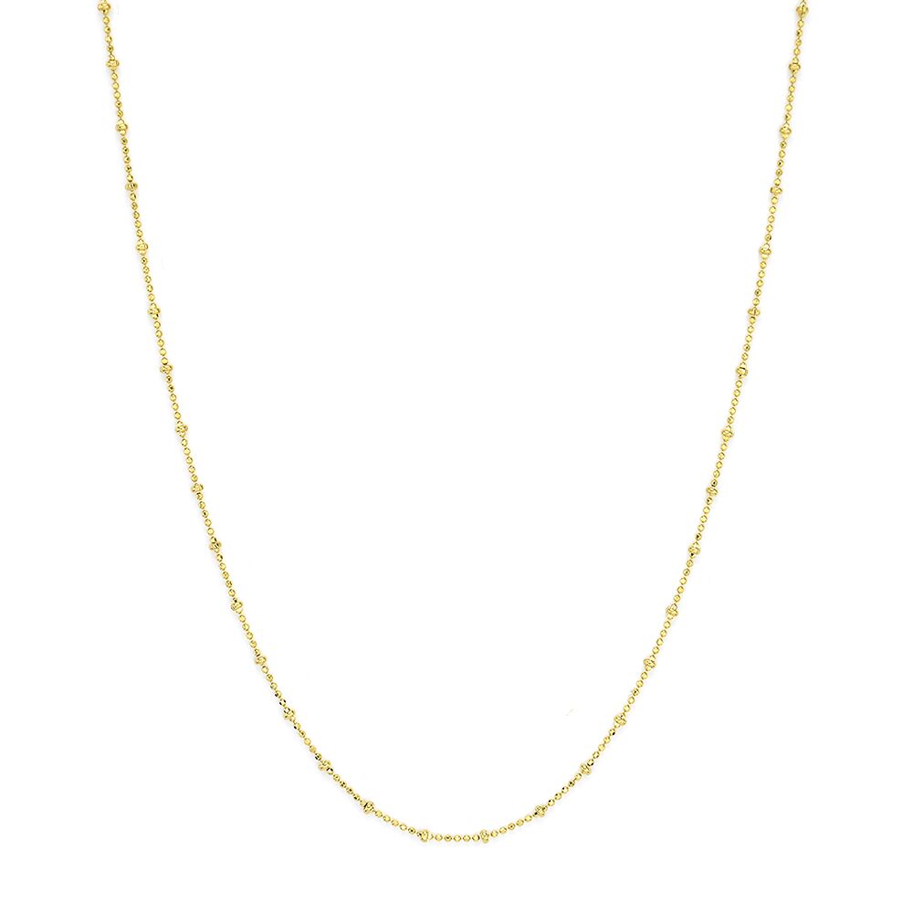 Lisse Beaded Ball Chain Necklace | JudeFrances