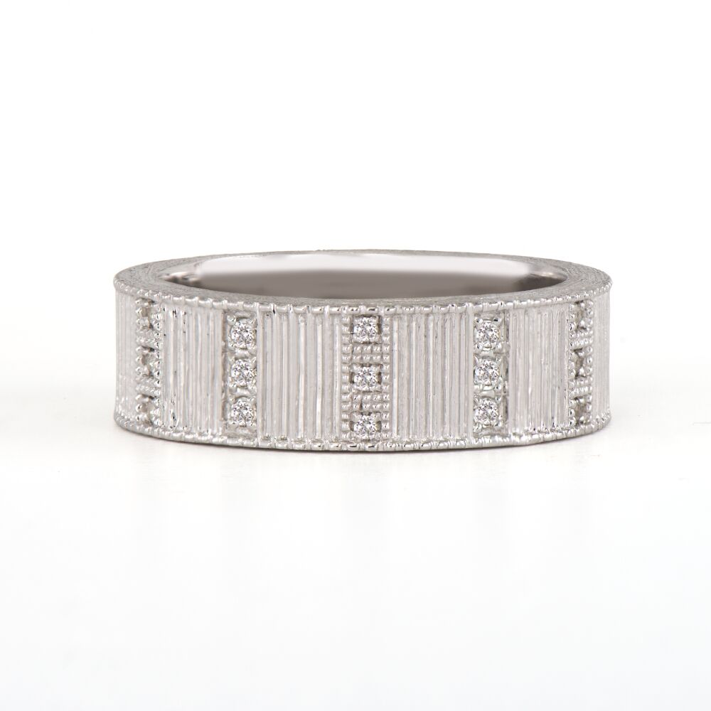 Lisse Sterling Silver-Lined Stacker Ring