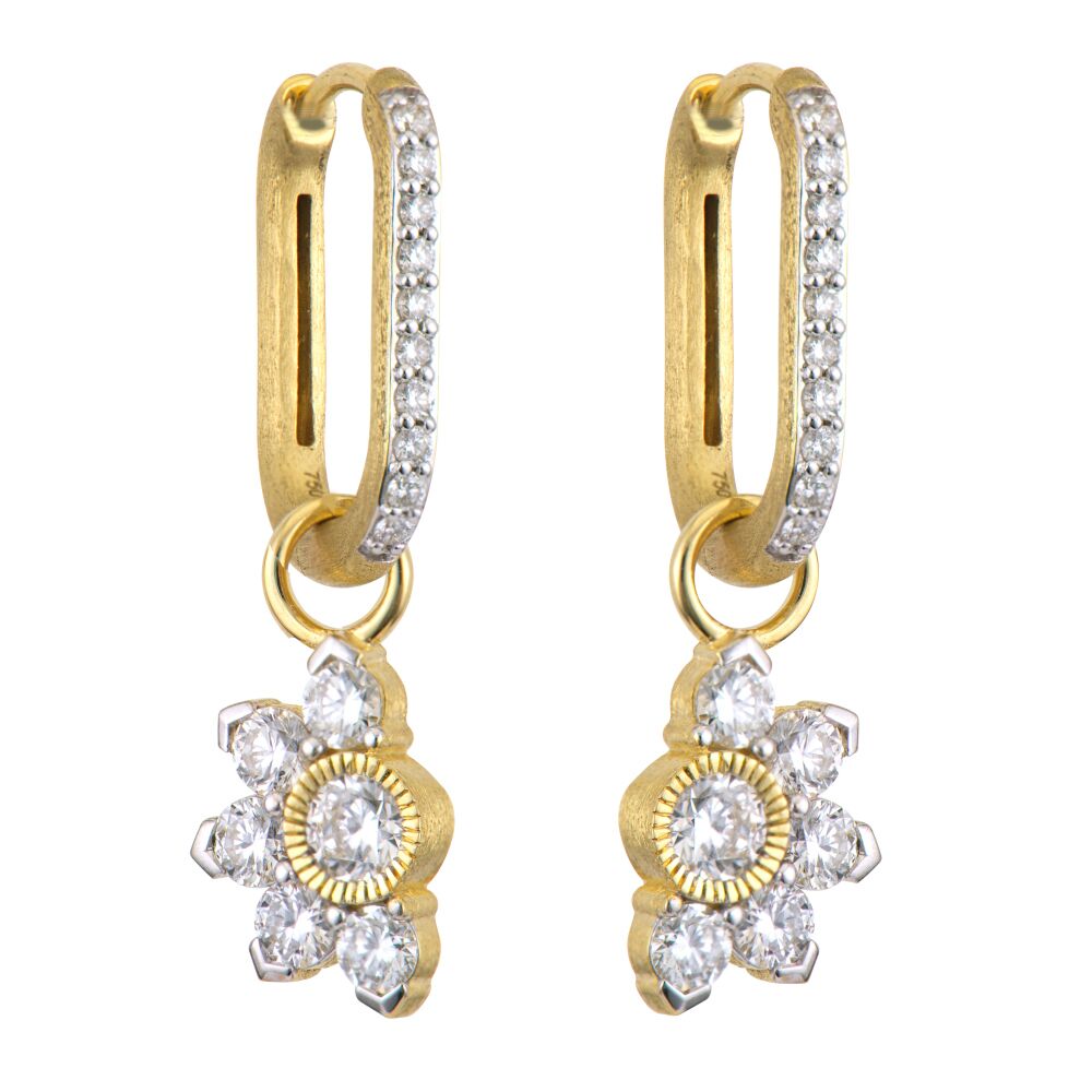 The Tuscan Half Flower Earring Charm