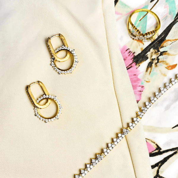 The Positano Sunburst Circle Earring Charm - Image 4