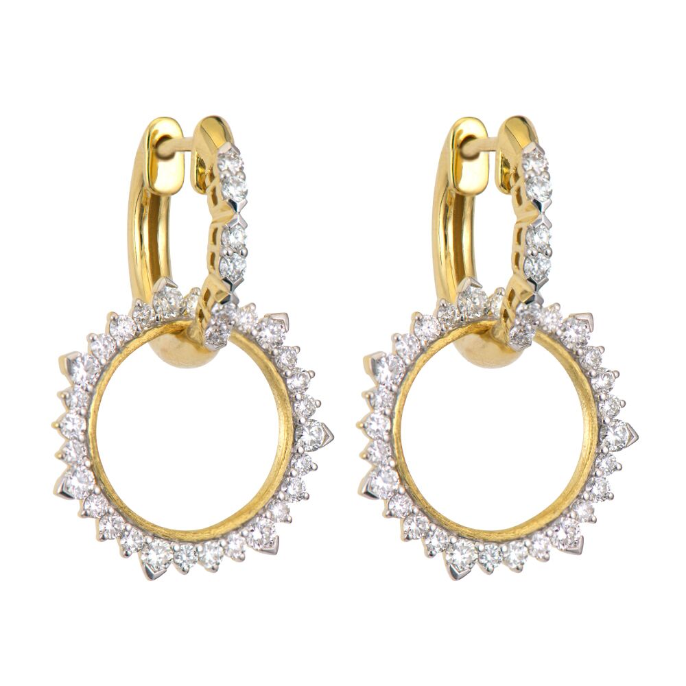 The Positano Sunburst Circle Earring Charm - Image 2