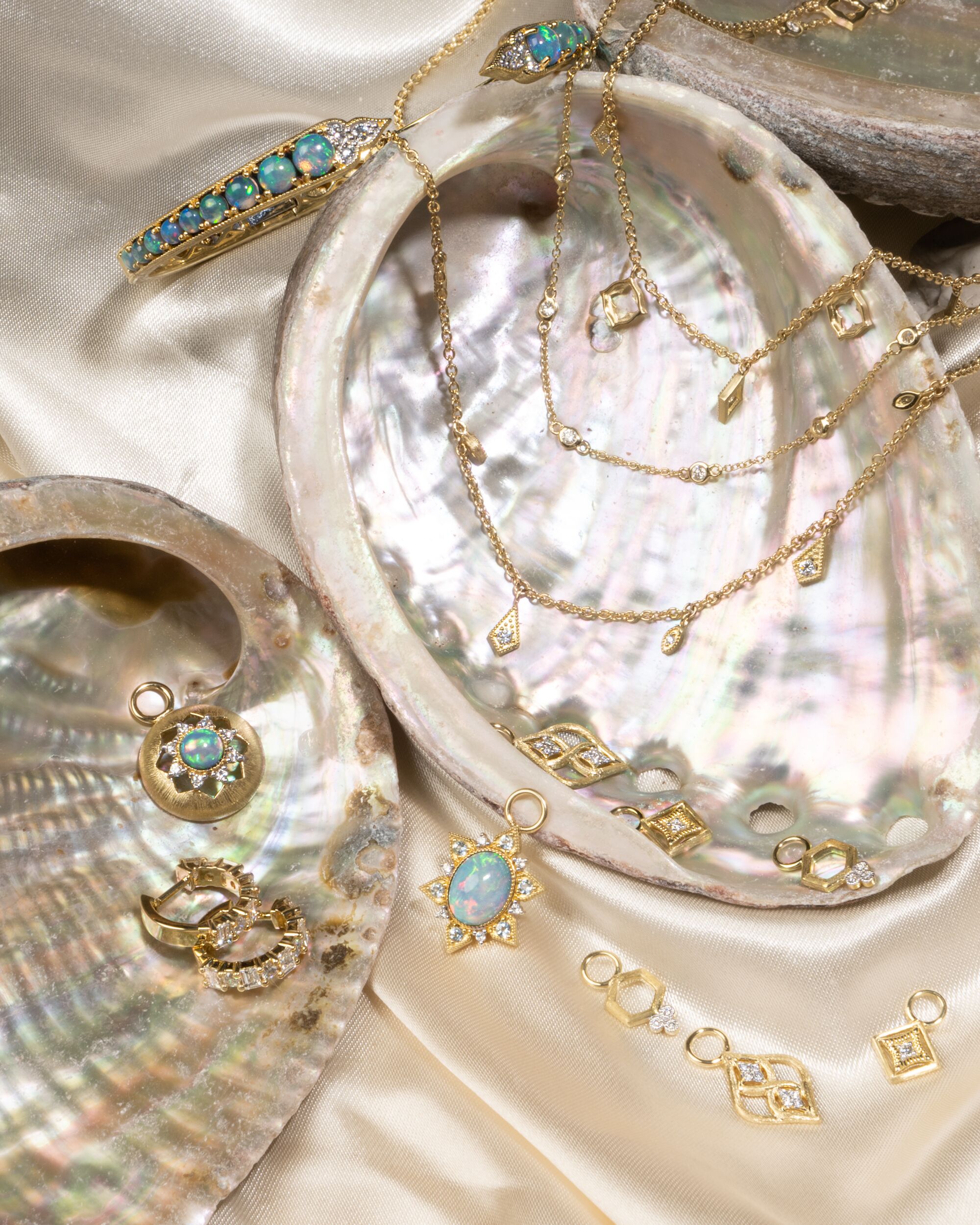 Lisse Diamond Kite Earring Charms | JudeFrances